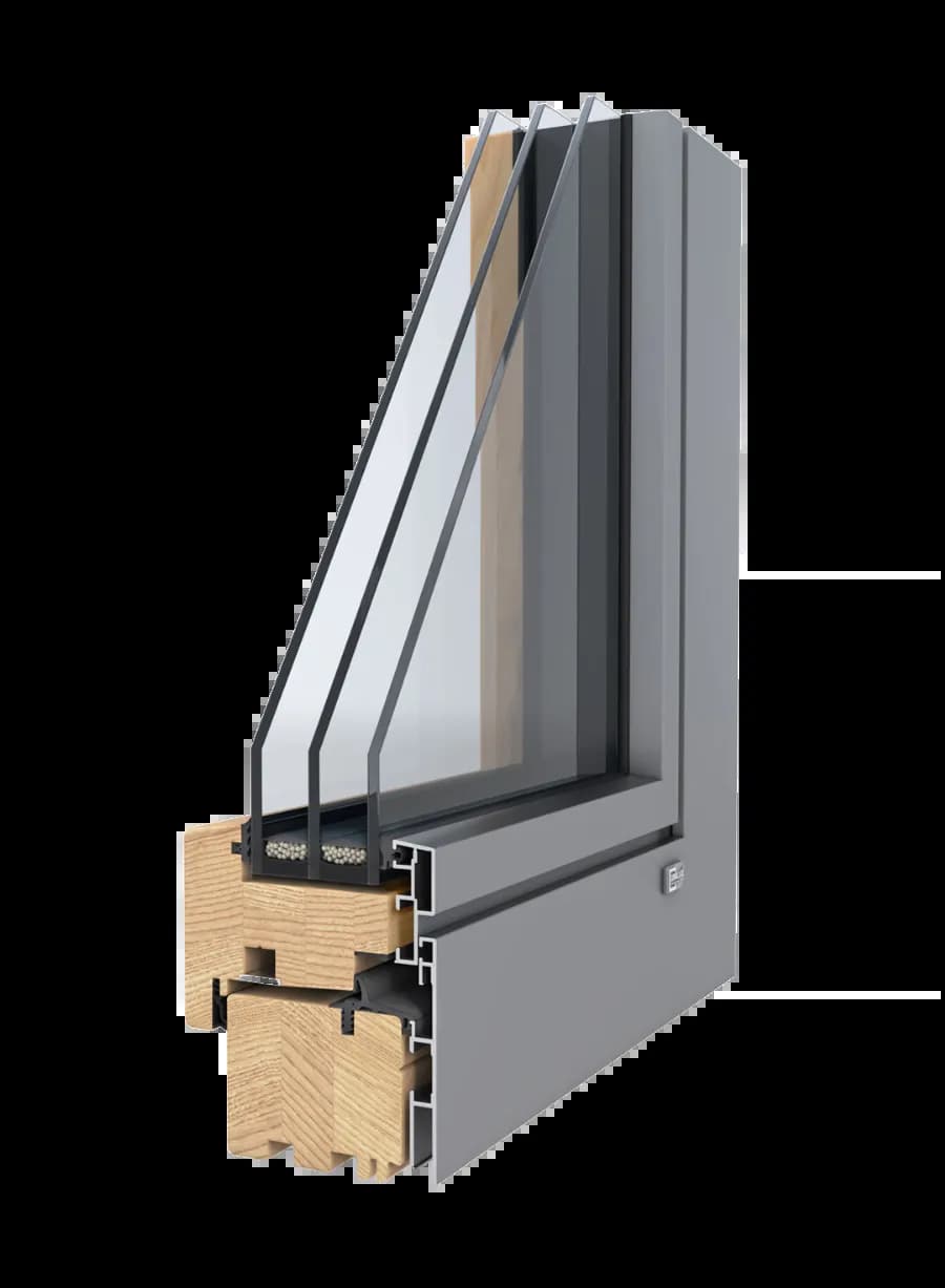 Holz-Aluminium-Fenster UNILUX