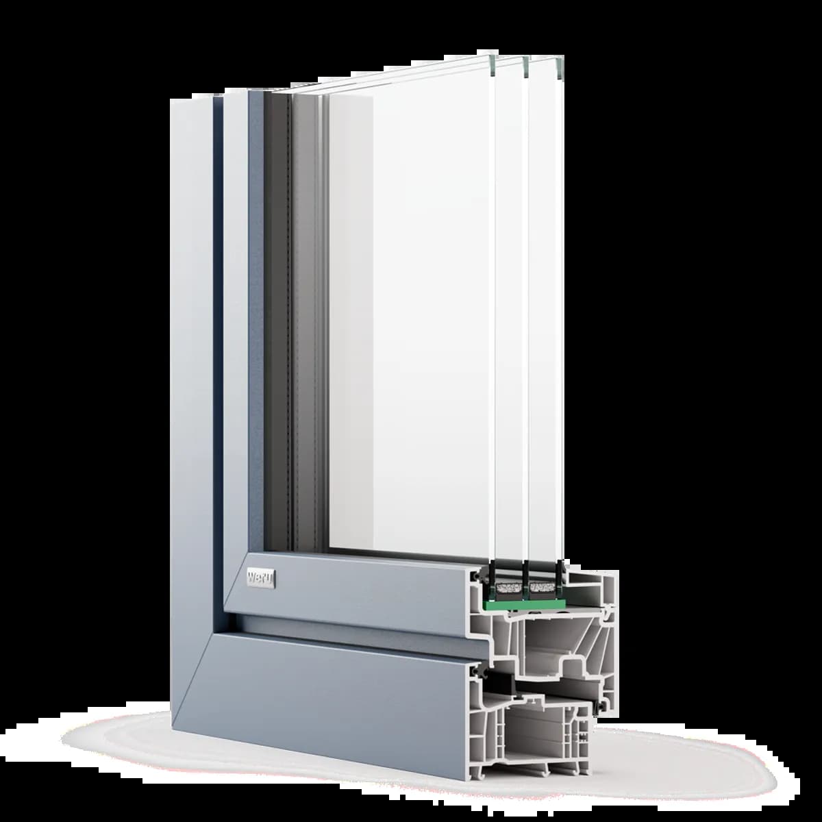 Kunststofffenster WERU IMPREO Profilschnitt