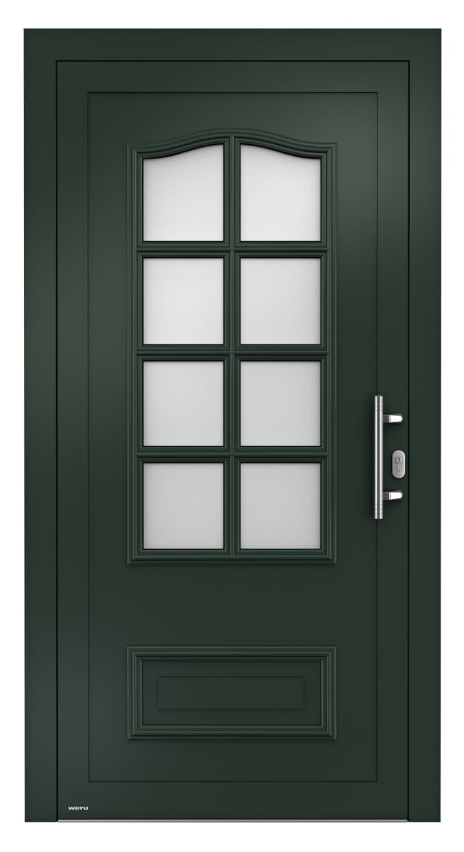 WERU ATRIS Aluminium-Haustür Klassik Modell H10354 sandgestrahlt