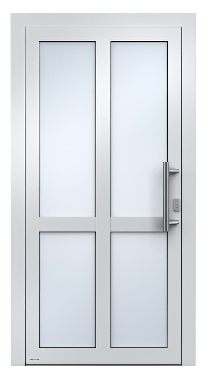WERU ATRIS Aluminium-Haustür Vario Modell H00011-K Satinato