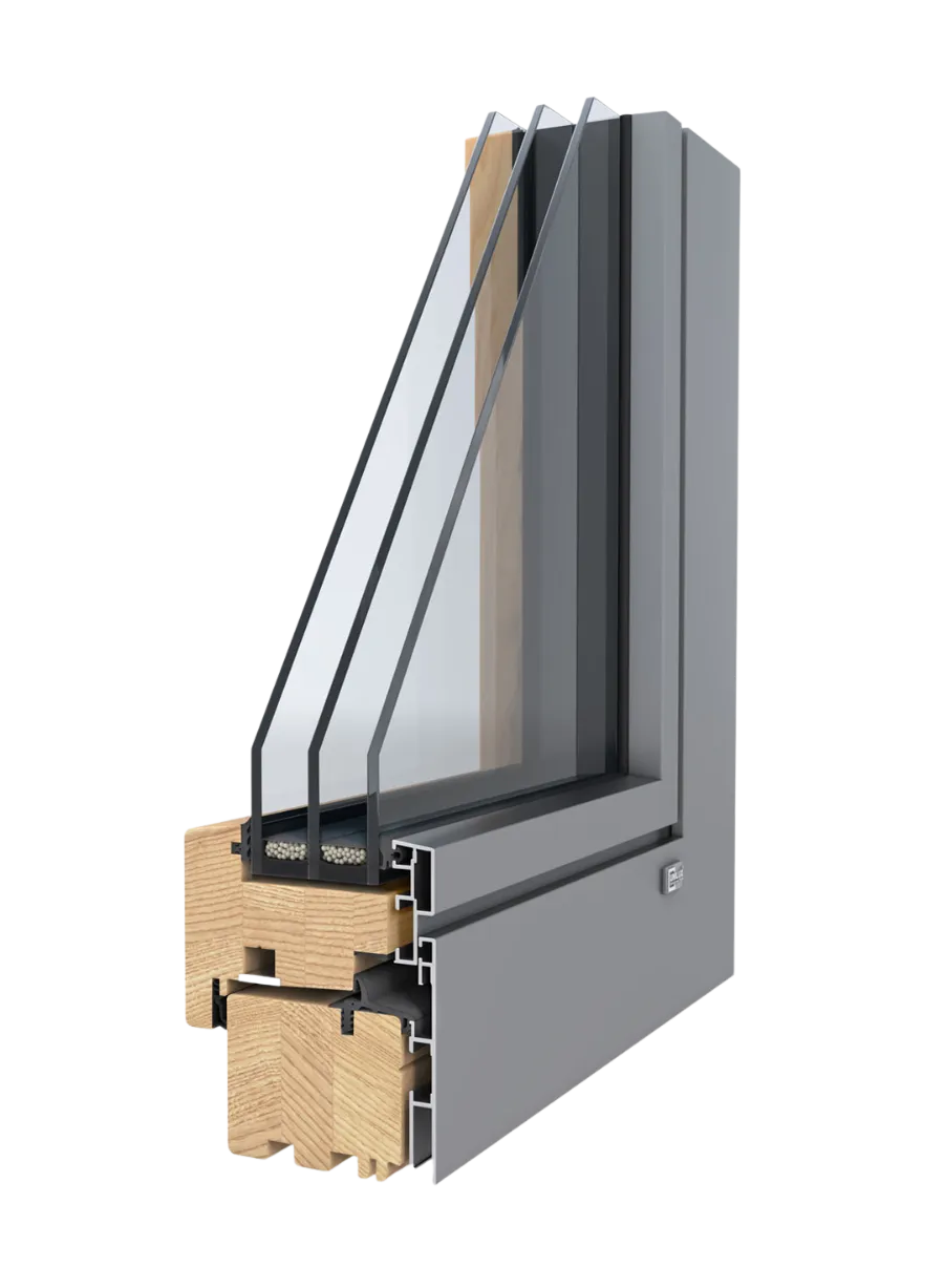 Holz-Aluminium-Fenster UNILUX